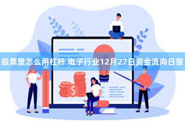 股票里怎么用杠杆 电子行业12月27日资金流向日报